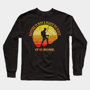 Climbing Tee Design Long Sleeve T-Shirt